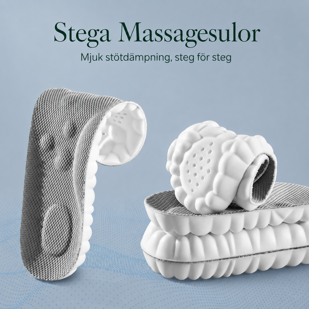 Stega Massagesulor — Komfort & Stöd